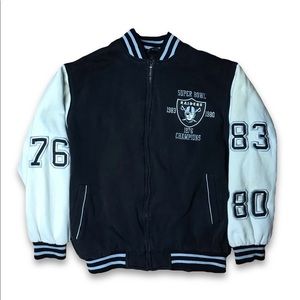 Nfl Raiders Super Bowl jacket letterman
